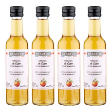 BEAUFOR 堡芙 諾曼地蘋果醋 果香十足 5%低酸度, 250ml, 4瓶