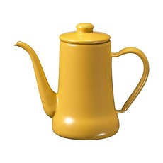 月兔印 Slim經典系 日製細口琺瑯手沖壺 700ml 陽光黃, 1個