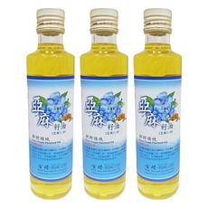 金椿茶油工坊 黃金亞麻仁籽油 台灣生產, 300ml, 3瓶