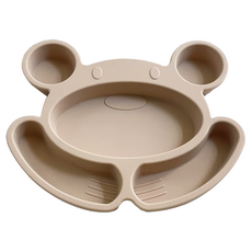 Basilic 貝喜力克 餐盤 食品級矽膠 -40℃~230℃, 600ml, 奶茶色, 1個