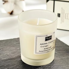 德利生活 無煙手工大豆香氛蠟燭 英國梨 & 小蒼蘭 50g - 天然大豆蠟, 1個