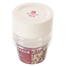 KEYWAY 聯府 青松微波密封罐 112 x 112 x 83mm 3個, 530ml, 2組