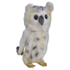 HANSA TOY 雪鴞 毛絨玩具, 18cm, 雪鴞 白色, 1個