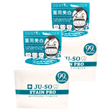 MINOLOGI 米娜姬 JU-SO STAIN PRO 美白牙粉, 20g, 2罐
