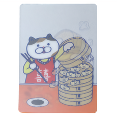 NEKONOBA 3D折射閃卡 日本製 86 x 54mm, 小籠包台灣貓, 1張