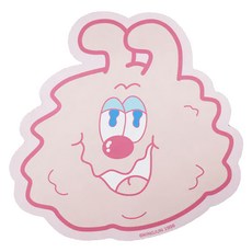 YENDAR 研達 KINGJUN滑鼠墊, 超細纖維, 橡膠底部, 寬21公分 X 高21公分, 14歲以上適用, 蠢兔, 1個