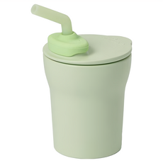 miniware 愛喝水水杯組 190ml 寶寶學飲杯, 光合草綠, 1個
