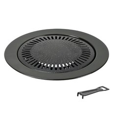 PEARL LIFE 珍珠金屬 燒肉圓形燒烤盤 大理石鑽石塗層 HB-6317, 33cm, 1個