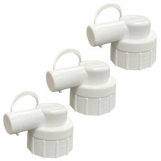 酒精桶分裝瓶蓋, 3個, 白色