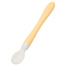 pigeon 貝親 離乳食湯匙, 黃色, 1支