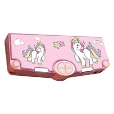 多功能 單面 雙層 大容量筆盒/鉛筆盒, 獨角獸, 1個