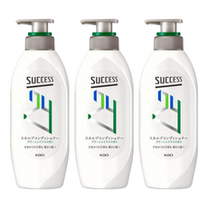 Kao 花王 SUCCESS 24清爽控油潤髮乳 清新柑橘, 350ml, 3瓶