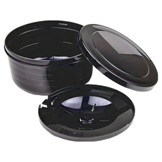 IHARA KIHAN 伊原企販 備長炭微波煮飯盒 1.3L, 黑色, 1個