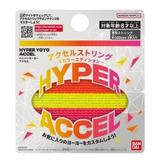 萬代 超級YOYO球 三色螢光繫繩(100cm*3條), 螢光色彩鮮豔奪目，增加玩樂安全性, 1入