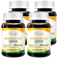 Lovita 愛維他 金盞花萃取物含葉黃素 素食軟膠囊 30顆, 0.5g, 4罐