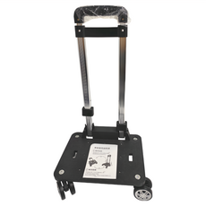 巧用 耐重保冷平推式購物車, 購物袋/44cm高x22cm深x33cm寬, 顏色隨機, 1個