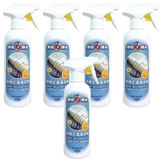 CLEAN CAPTAIN 除垢隊長 衣物去漬清潔劑, 含椰子油起泡劑，蘇打粉，柑橘酵素液，適用於衣物、包包、床單等, 500g, 5瓶