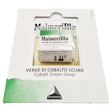 MaIMeRI 美利 塊狀水彩 S4 COBALT GREEN DEEP 317 深鈷綠, 1.5ml, 1色