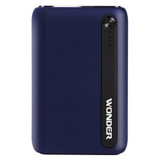 wonder 旺德電通 PD + QC快充行動電源 10000mAh, WA-P08A, 藍色
