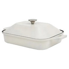 Dr.HOWS Brio 深烤煎煮鍋-奶油白, 30cm, 1個