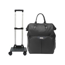 悅生活 GoTrip微旅行 曼谷時尚可拆拉桿行李袋 20吋 黑色