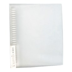 CeeJump B5加大26孔鐵夾 公文夾 加厚PP鐵圈 圈徑約25mm, 霧透明, 1個