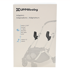 UPPAbaby MINU 他牌汽座轉接器，輕鬆帶寶貝出門，快速連結不用工具, 1個, 黑色
