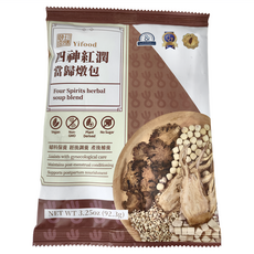 Yifood 頤珍宮膳 四神紅潤當歸燉包, 92.3g, 經後調理 產後補養, 1包