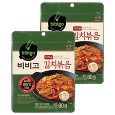 CJ bibigo 炒泡菜，常溫保存，露營旅行方便攜帶, 80g, 2包