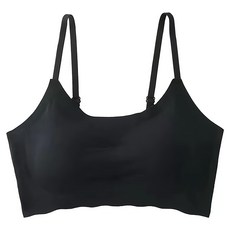 小綠豆居家百貨 冰絲會呼吸超挺內衣 65g輕盈透氣, S, 性感黑