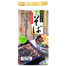高尾製粉 播州蕎麥麵 800g, 日本進口, 蕎麥果實磨成粉, 1包