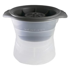 威士忌冰塊模具 CAIM0002 PP 食品級矽膠, 圓形, 1個