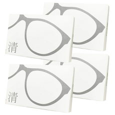 DOHO 擦清楚 防霧清潔片 眼鏡族機車族必備 10片裝, 單色, 4盒