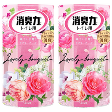 ST 雞仔牌 浴廁消臭力 幸福花朵香, 400ml, 2罐