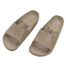 FUN PLUS 流線活力室外拖鞋 EVA材質 耐磨損 台灣製造, 沙色, 260mm