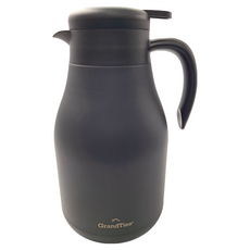 GrandTies 真空不鏽鋼保溫壺 - 午夜黑, 1.8L, 1個