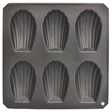 Cakeland 瑪德蓮不沾蛋糕模 (6取), 鋼材耐熱250度,耐冷-10度, 20 x 19 x 1.7cm, 1個