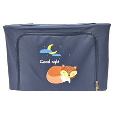 多功能可摺疊收納箱 100L (60X42X40) 22L (40X30X18), 50 x 40 x 33cm, 星空動物, 1個