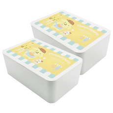 收納王妃 三麗鷗 濕紙巾盒, 布丁狗開店, 2個