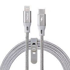 PX 大通 PD快充傳輸線 USB-C to Lightning MFi認證 短線設計 適用於iPhone/iPad, 25cm, UCL-0.25G, 1條