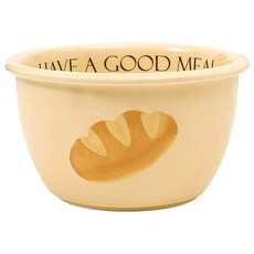 沐慕家居 奶油麵包碗盤杯 餐具組, 法式麵包大碗, 1個