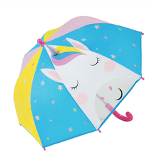 FLOSS & ROCK 3D變色傘 獨角獸, 1支, 54x56 cm 展開