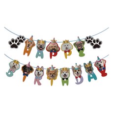 寵物生日拉旗-小狗, 1組