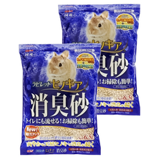 GEX 檜木流系列 消臭砂 65294 兔用, 6.5L, 2包, 檜木