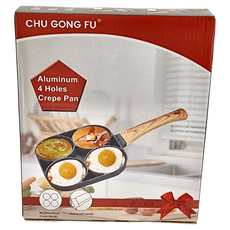 CHU GONG FU 麥飯石不沾雞蛋漢堡牛排煎鍋 款式隨機, 1個