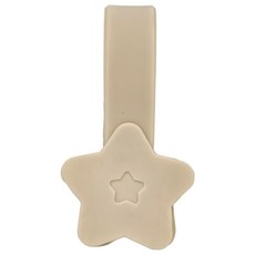 FANCY LIFE 磁吸帽子夾, 小巧便攜, 強磁吸力, 柔軟耐磨, 白色, 1個