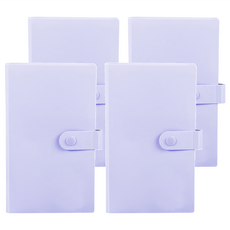 小麥購物 卡片收納本 G569 67g, 4個, 丁香紫