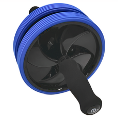 欸嚕嘎姆 腹肌男健腹輪, 好抓握泡棉手把 滾動的穩定性高 靜音, ERAE-002, 藍色