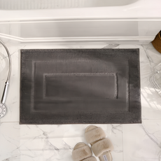 超級工廠 40 x 60cm 深灰色 浴室防滑吸水地墊