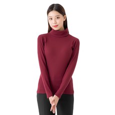 CARET 女款標準版羅紋高領長袖上衣